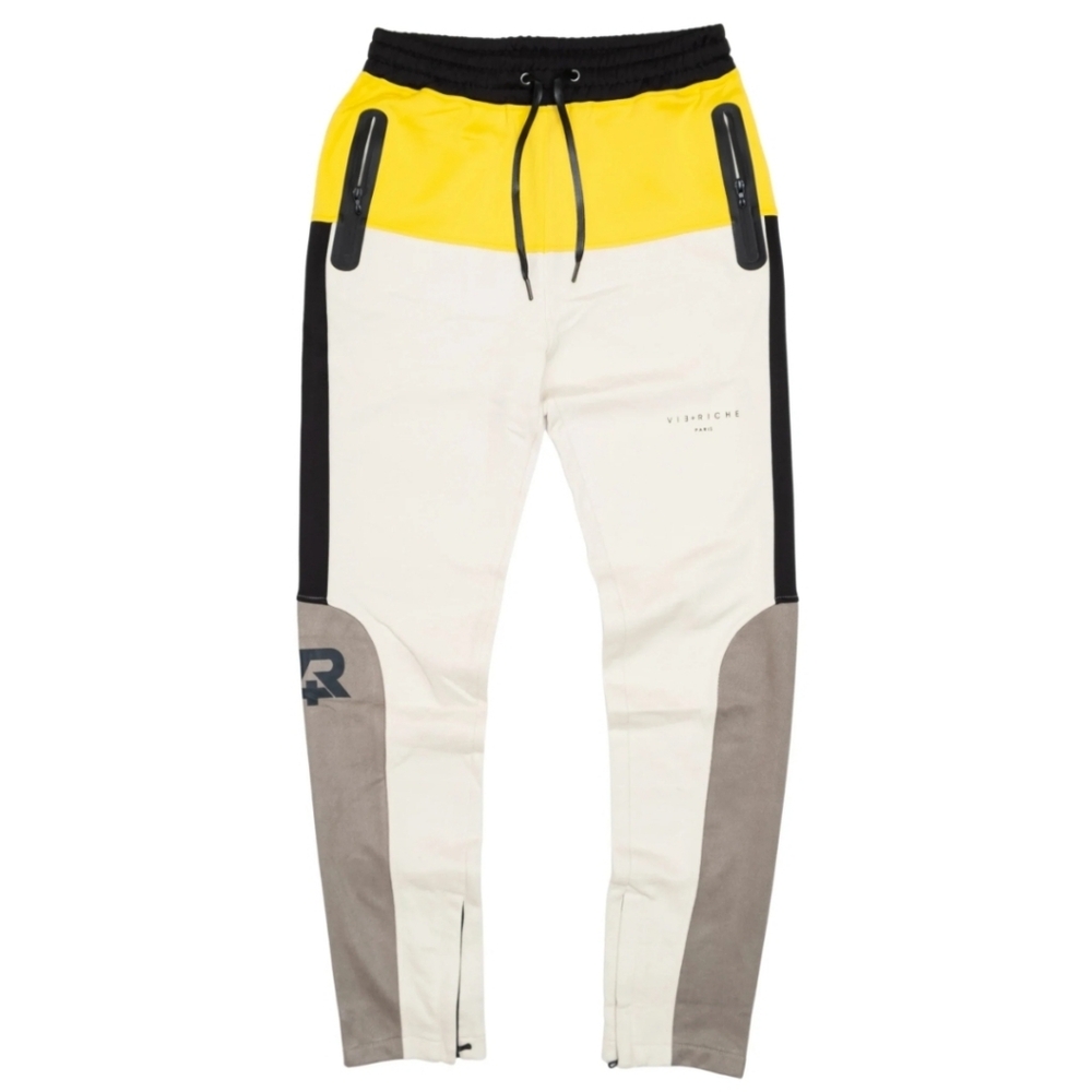 VieRiche Yellow and White Jogger Pants